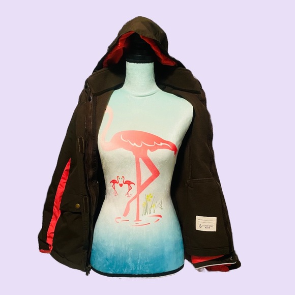 LANDS END GIRLS WINTER SPRING HOODED JACKET - Picture 9 of 10